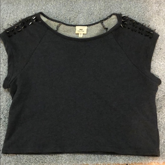 ๐ MODCLOTH/ Cotton Candy Crop Spikey Top ๐ - Picture 1 of 6